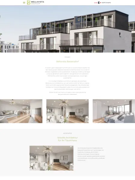 Webseite Bellavista Bassersdorfvon Suv Design