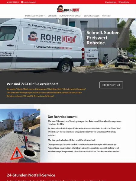 Webseite Rohdoc GmbHvon Suv Design